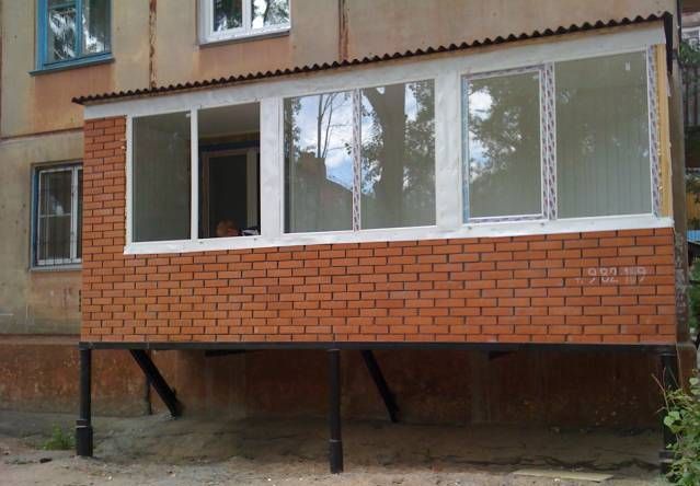 Балкон строим.